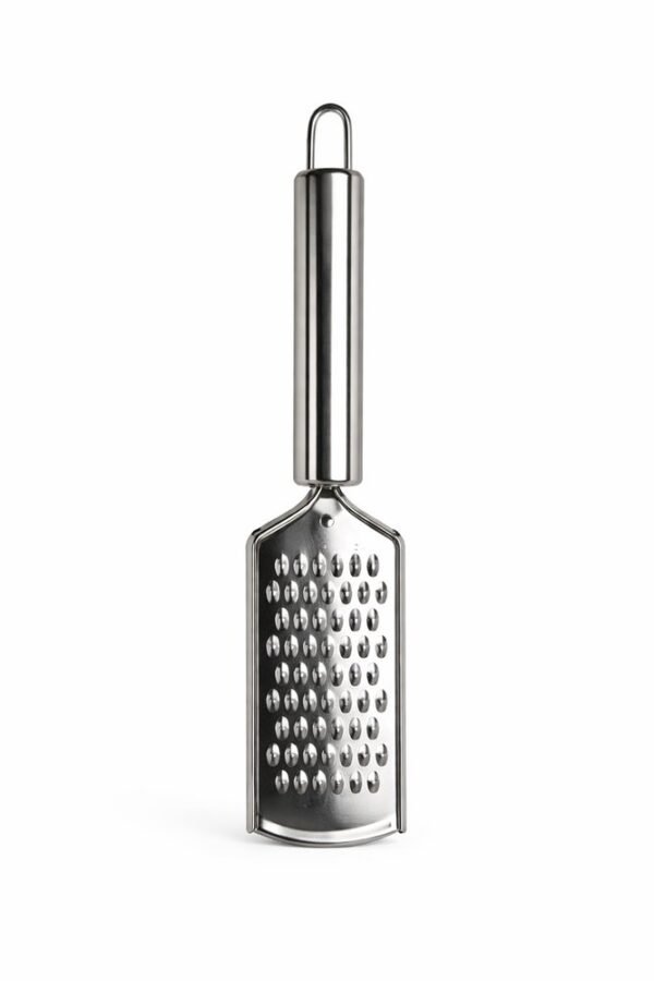 Ralador Inox 24cm Aço Inoxidável Manual Cozinha Queijo Legumes Resistente Durável