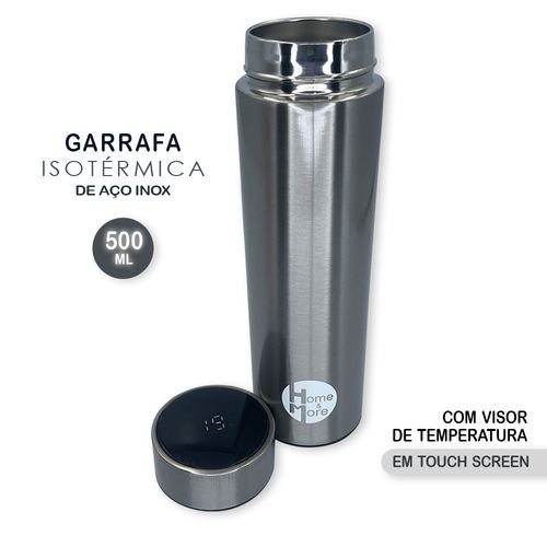 4jh2aqy3ri4-lg.jpg Garrafa Isotérmica em Aço Inox 500ml Com