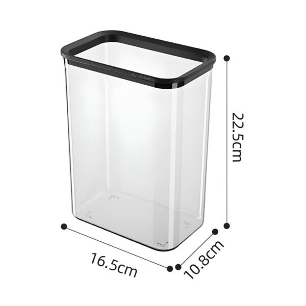 Conjunto 3 Potes Herméticos de Plástico