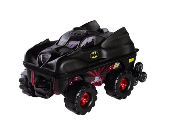 Mala Infantil Batmóvel 3D com Rodinhas - Preta