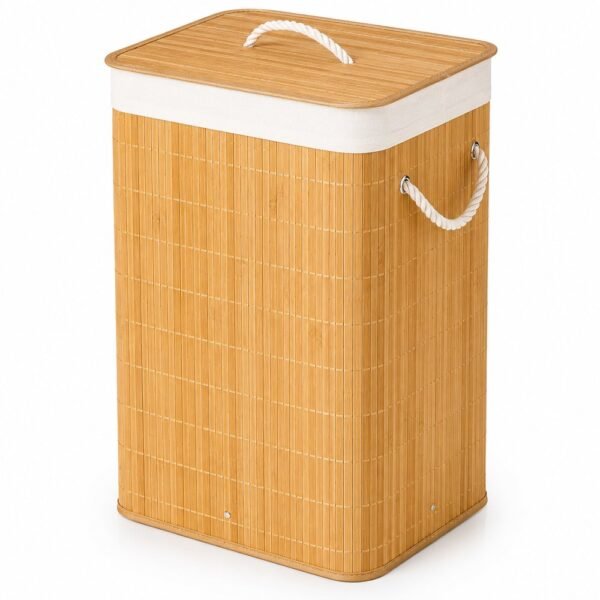 5jnswh3qxw4-xl-1.jpg Cesto de Roupas com Tampa e Alça de Bambu 50 Litros