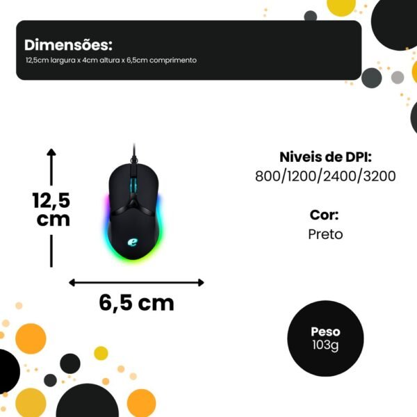 5l155u3xdgh-xl-1.jpg Mouse Óptico para Computador Com Fio - Preta