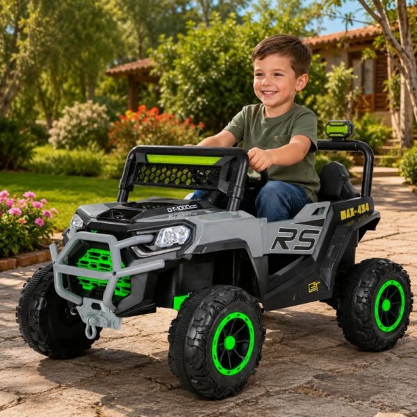 Carrinho Elétrico Infantil Jipe Force - Cinza