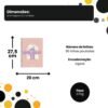 Caderno Universitário Feminino Capa Dura Never Give Up – 80 folhas