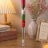 Rosa Artificial com ursinho Com Embalagem - vermelha
