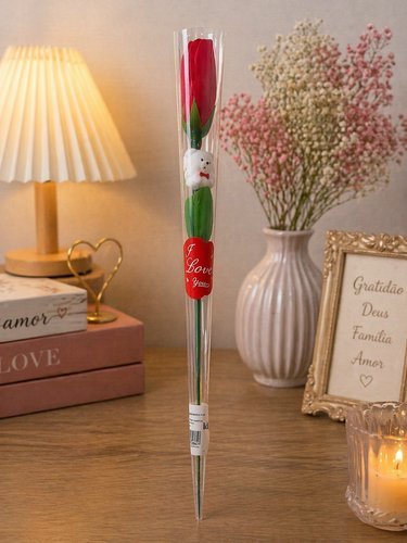 6jz6378g74n-lg-3.jpg Rosa Artificial com ursinho Com Embalagem - vermelha