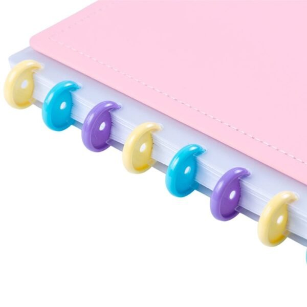 Caderno Disko Tutti Frutti Grande G Capa Dura Disco Reposicionável Escolar