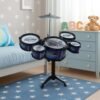6x6d7o7rdqd-xl-1.jpg Mini Bateria de Brinquedo com 5 Tambor - Sortida