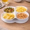 710b9rlkf3b-xl-1.jpg Petisqueira 4 Divisórias Melamina Bandeja Servir Petiscos Molhos Resistente