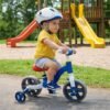 Bicicleta Infantil de Equilíbrio 2 em 1 com Rodinhas Removíveis - Azul
