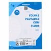 7carufvbvob-xl-1.jpg Folha Pautada para Fichário 96 Folhas com Furos