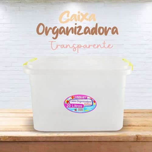 7lhvzyn3cr8-lg-1.jpg Caixa Organizadora Multiuso Transparente de 20 Litros
