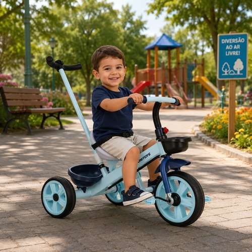 7ye8dpo2zxk-lg-2.jpg Triciclo Infantil com Empurrador e Pedal- Azul