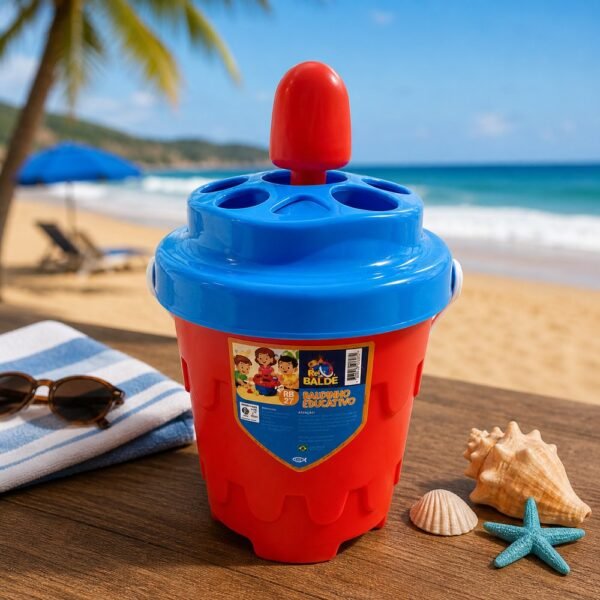 8cjkzq75tdj-xl-1.jpg Kit Castelo Balde Praia Infantil 11 Peças - Sortido
