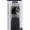 Conjunto talheres 12 peças de inox / Preta