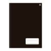 Caderno Universitário Costurado 1 matéria 96 Folhas - Preto