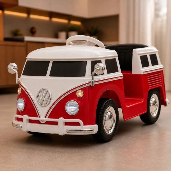 8j5e3c1cwnr-xl-1.jpg Carrinho Elétrico Infantil Classic Kombi - Vermelha