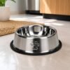 8su1s3ooz96-xl-1.jpg Comedouro Antiderrapante Redondo Para Cachorro e Gato 30cm - Inox