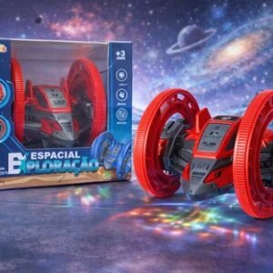 Carrinho Espacial Exploração Brinquedo Luz Música Rotação 360° Radical
