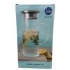 Jarra de Borossilicato Acqua com Tampa em Inox 1,4L