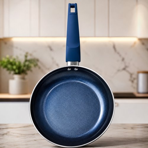 Frigideira Antiaderente Revestimento Cerâmico 22cm - Azul