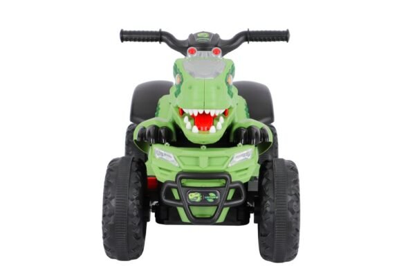 Quadriciclo Elétrico Infantil 6V Dinossauro Rex - Verde