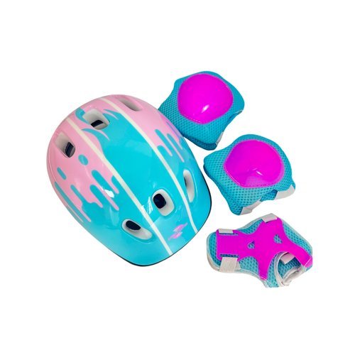 bisunv6o4m-lg-3.jpg Kit Proteção e capacete Infantil Completo 7 peças - Sortido