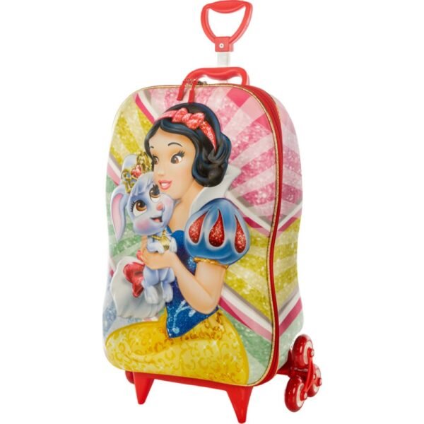 Mala Infantil Branca de Neve 3D com Rodinhas - Multicolorida