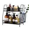 c0isfphxq56-xl-1.jpg Organizador Multiuso 2 Andares Aramado - Preto