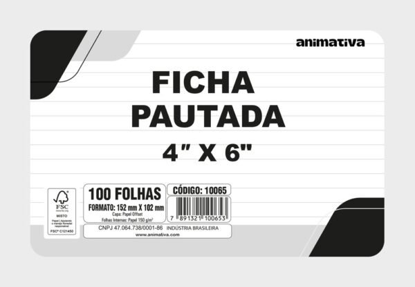 c8spjmbw01s-xl-1.jpg Ficha Pautada 4'' x 6'' 100 Folhas