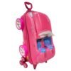 Mala Infantil Barbie Conversível 3D com Rodinhas - Rosa
