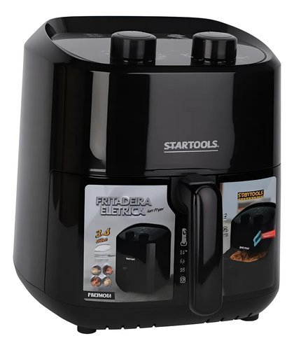 cb8n9ywaoh4-lg-3.jpg Fritadeira Elétrica Air Fryer 3,4 Litros 1200W 220V Sem Óleo