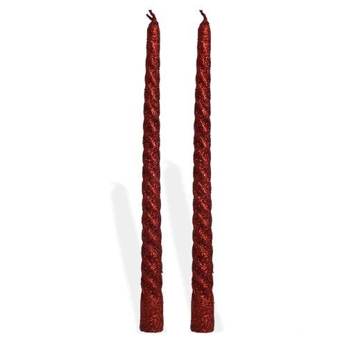 Vela Castiçal Torcidas Kit 2 Und Batizados, Casamento, Natal 25cm