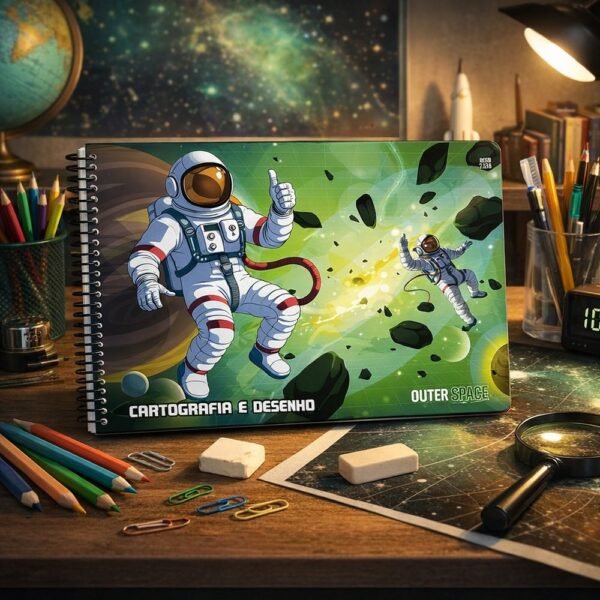 dbrukx5nioe-xl-1.jpg Caderno de Cartografia e Desenho Outer Space - Sortido