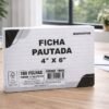 dlfs243ayk-xl-1.jpg Ficha Pautada 4'' x 6'' 100 Folhas