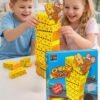 Conjunto 20 Blocos De Queijo Cheese Stack Torre Empilhamento