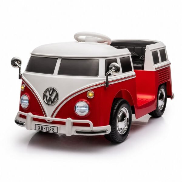 e7sgtzq27t-xl-1.jpg Carrinho Elétrico Infantil Classic Kombi - Vermelha
