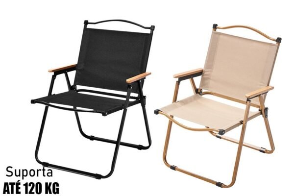 eb7m9zn30fg-xl-1.jpg Cadeira Camping Dobrável com Braços de Madeira - Sortida