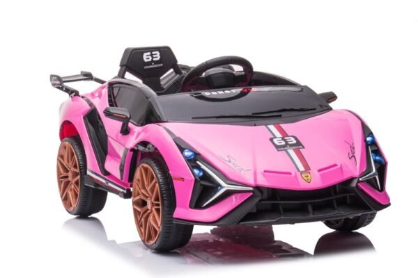 Carrinho Esportivo Elétrico Infantil - Rosa 12v