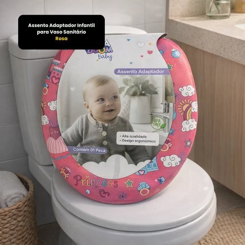 Assento Adaptador Infantil para Vaso Sanitário