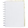 eziq31l96d-xl-1.jpg Caderno Inteligente Disco A4 60 Folhas Reposicionáveis Capa Dura Floral Elástico Disko
