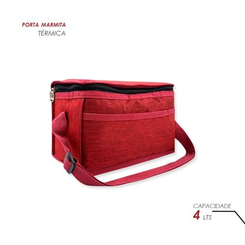 Bolsa Térmica Porta Marmita Lanche Bebida