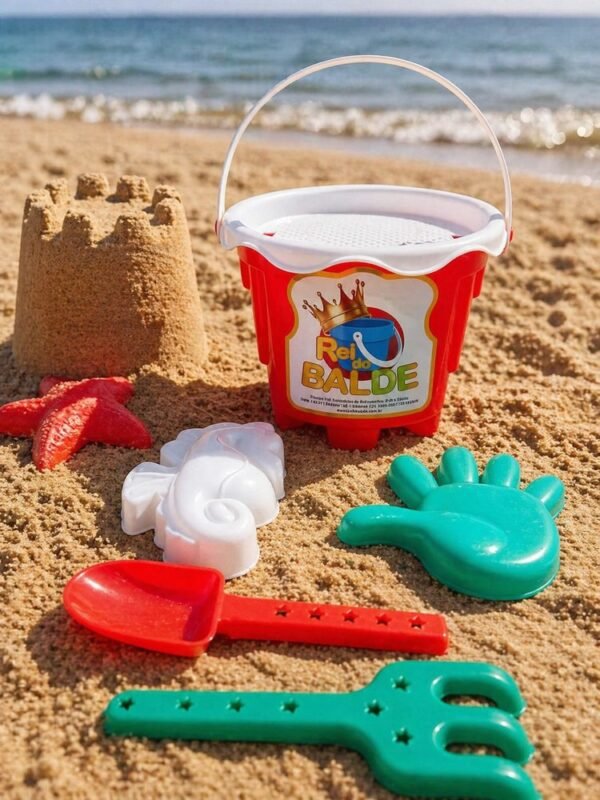 Kit Carrinho Caçamba Infantil com Balde 7 Peças