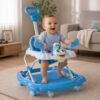 Andador Infantil com Empurrador Interativo - Azul