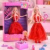 Boneca Nane Infantil Com Vestido e Acessórios Brinquedo Fashion