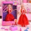 Boneca Nane Infantil Com Vestido e Acessórios Brinquedo Fashion