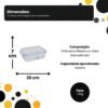 fu0wa51kvd-xl-1.jpg Pote Retangular Hermético Com Divisória Vidro 1040ml