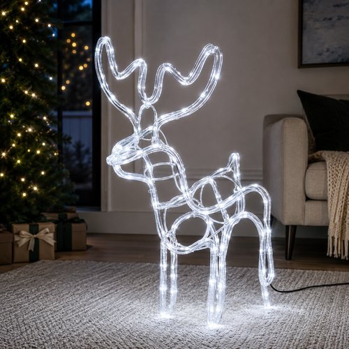 Armação Rena Macho de Led Média - 110v