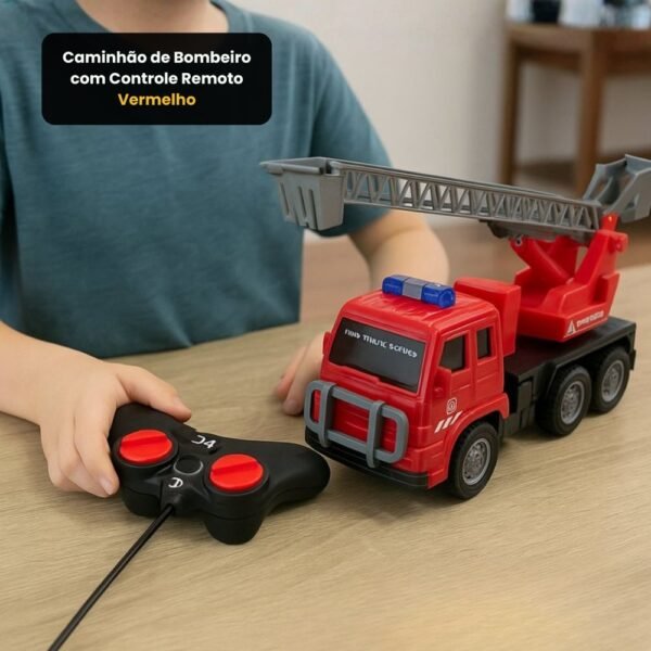 g6k9no19d7-xl-1.jpg Caminhão de Bombeiro com Controle Remoto - Vermelho