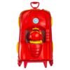 Mala Infantil Homem de Ferro 3D com Rodinhas - Vermelha
